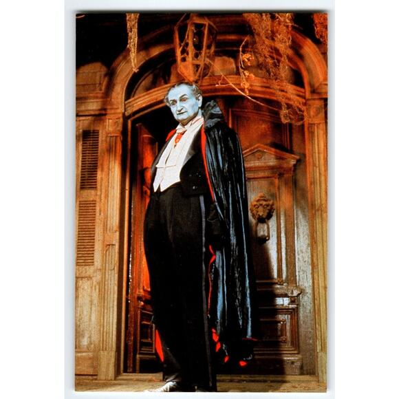 The Munsters Grandpa Al Lewis Postcard Chrome Continental Halloween Horror TV - Picture 1 of 2
